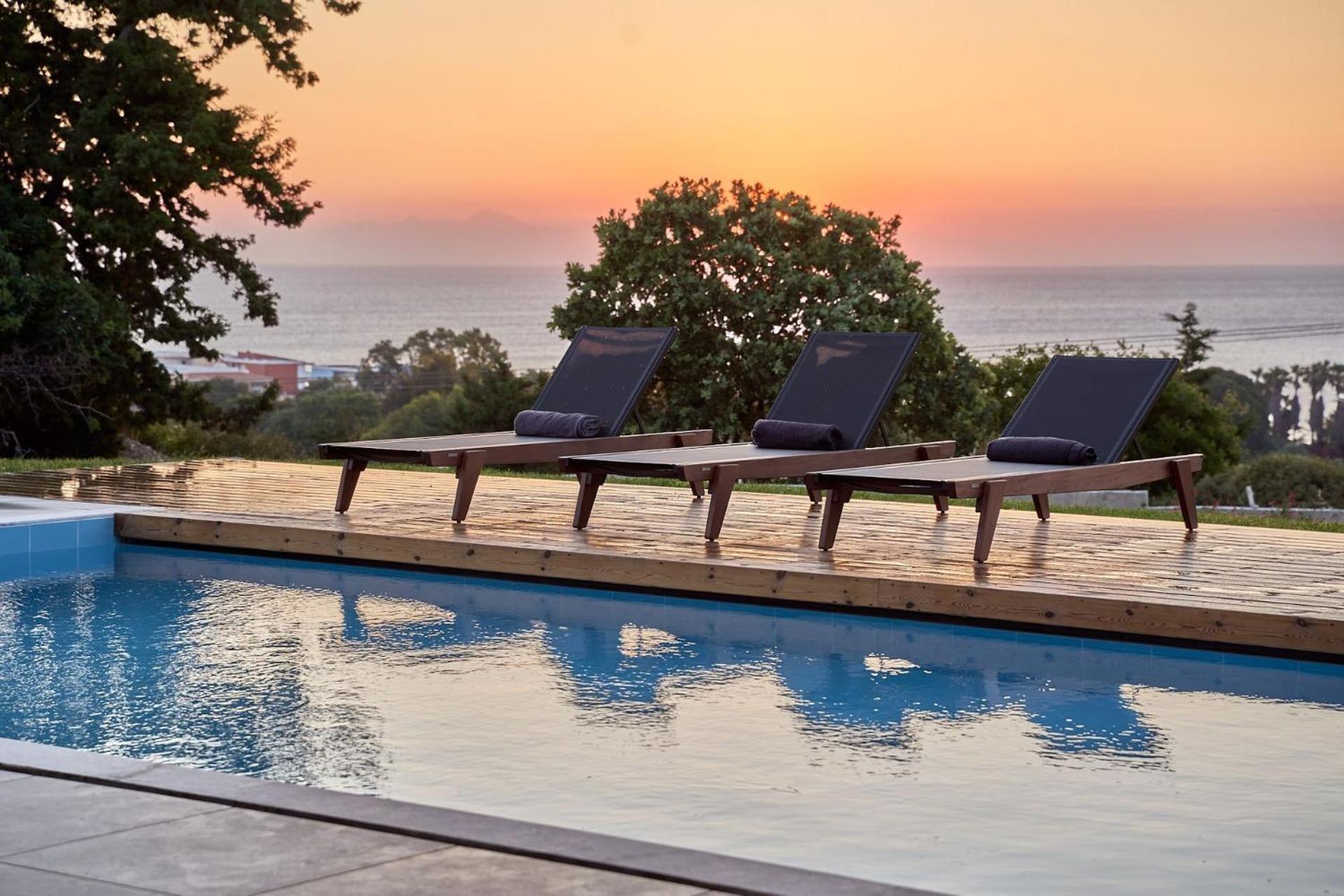 Luxury Rhodes Anissa Sea View Private Swimming Pool 4 Bedrooms Kalithea