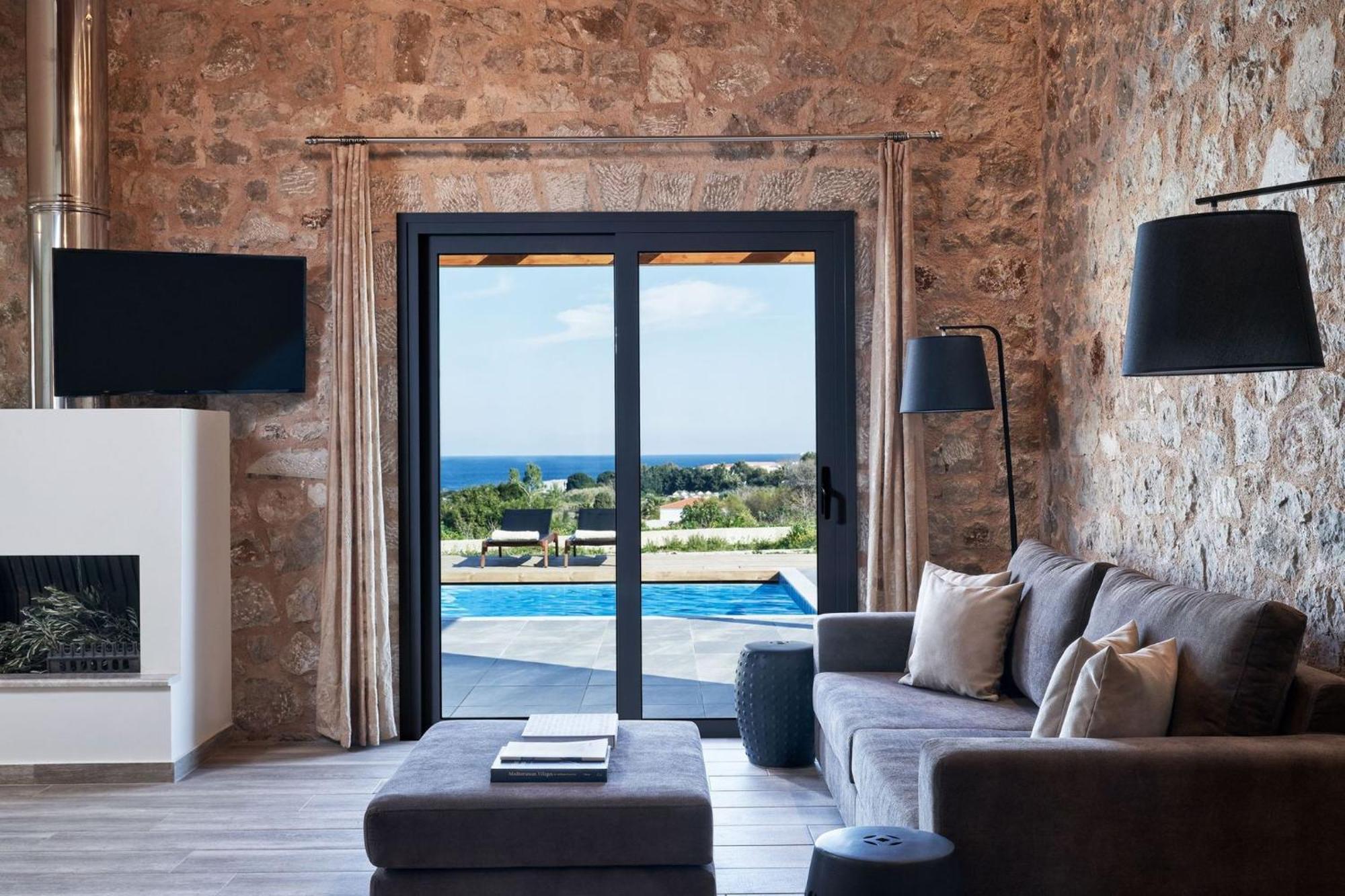 Luxury Rhodes Anissa Sea View Private Swimming Pool 4 Bedrooms Kalithea Villa