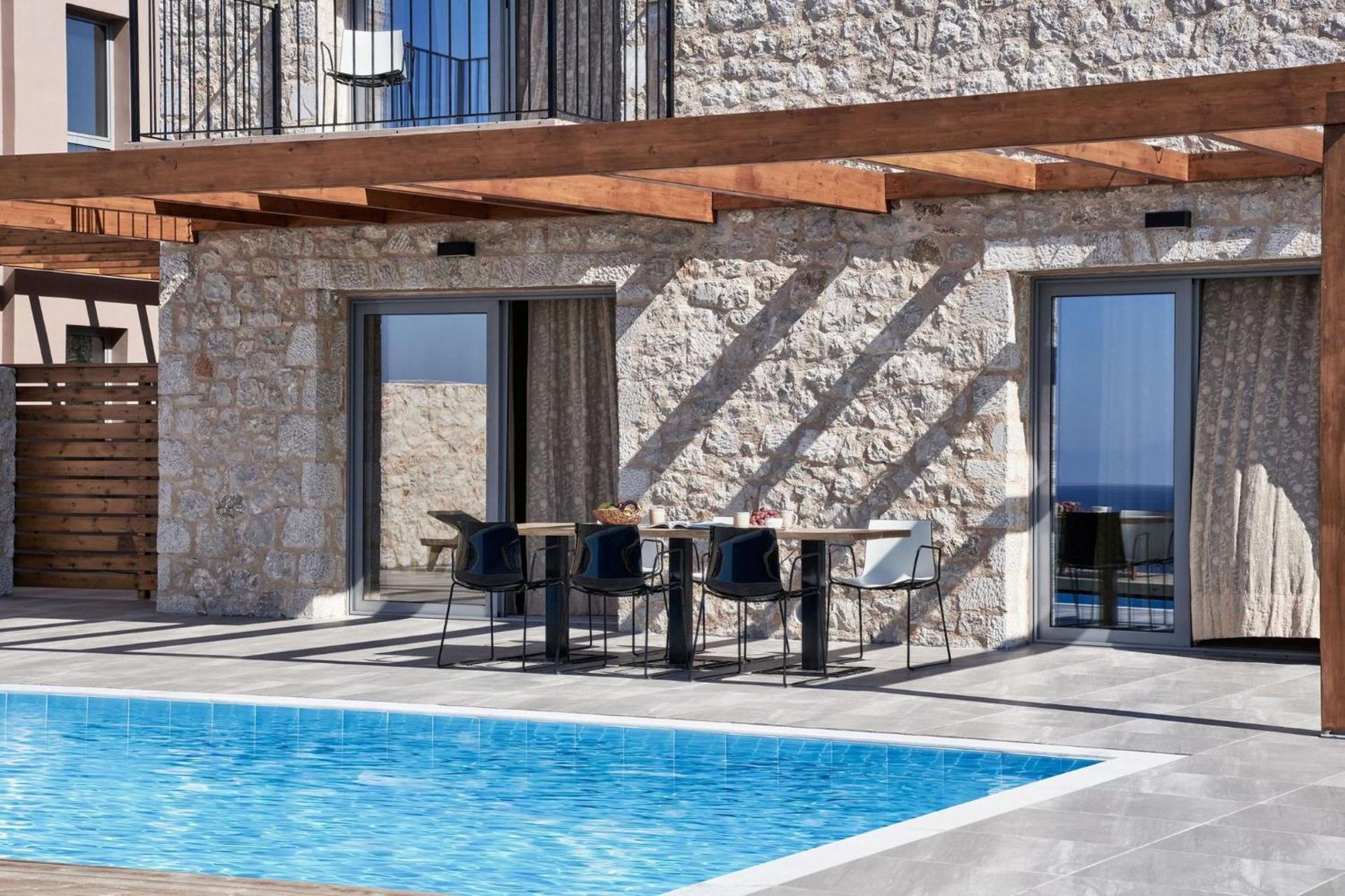Villa Luxury Rhodes Anissa Sea View Private Swimming Pool 4 Bedrooms Kalithea *