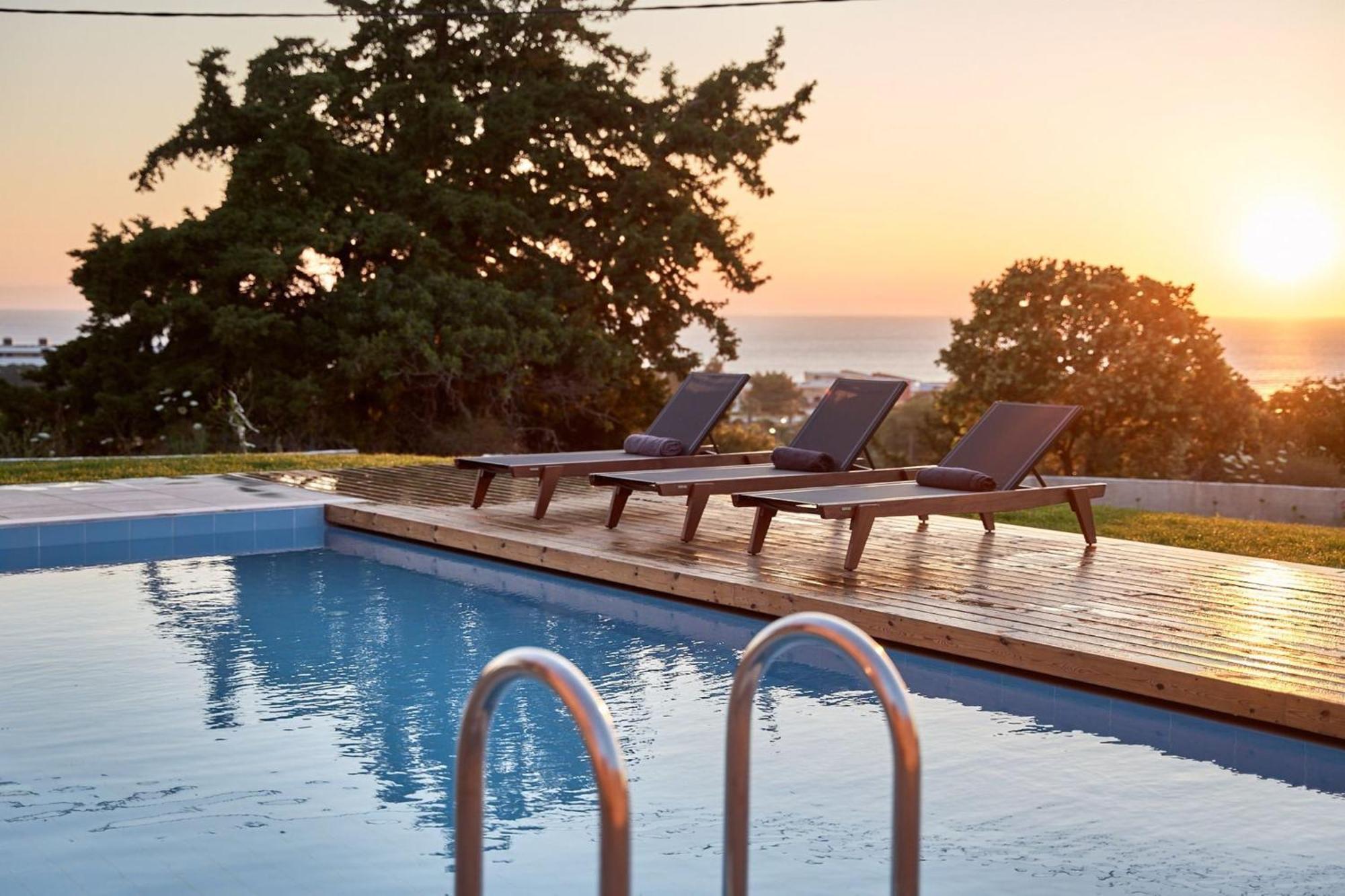 Villa Luxury Rhodes Anissa Sea View Private Swimming Pool 4 Bedrooms Kalithea